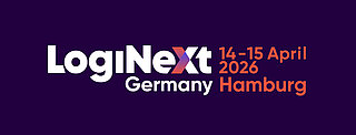 LogiNext Germany Logo blau mit Datum