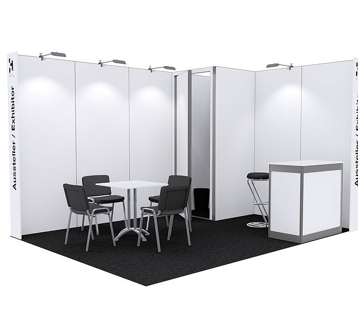 Ausstellungspaket 12m² Basic