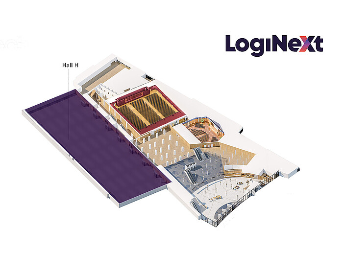 Overview plan of the CCH (ground floor level) with Hall H