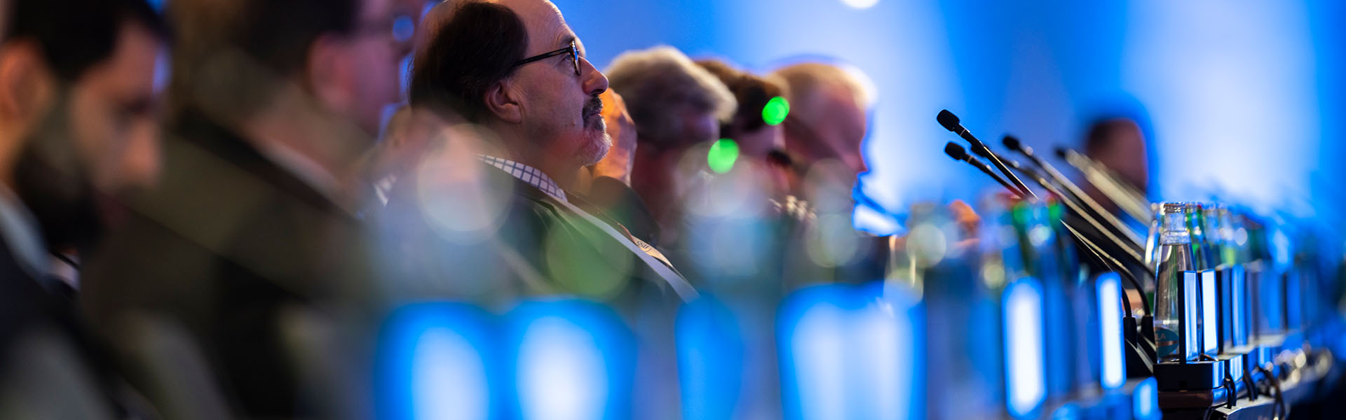 Participants at IISS security conference